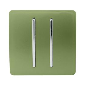 Moss Green Wiring Accessories Trendi Decorative Screwless